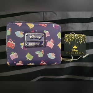Disney Princess Books Zip Around Wallet